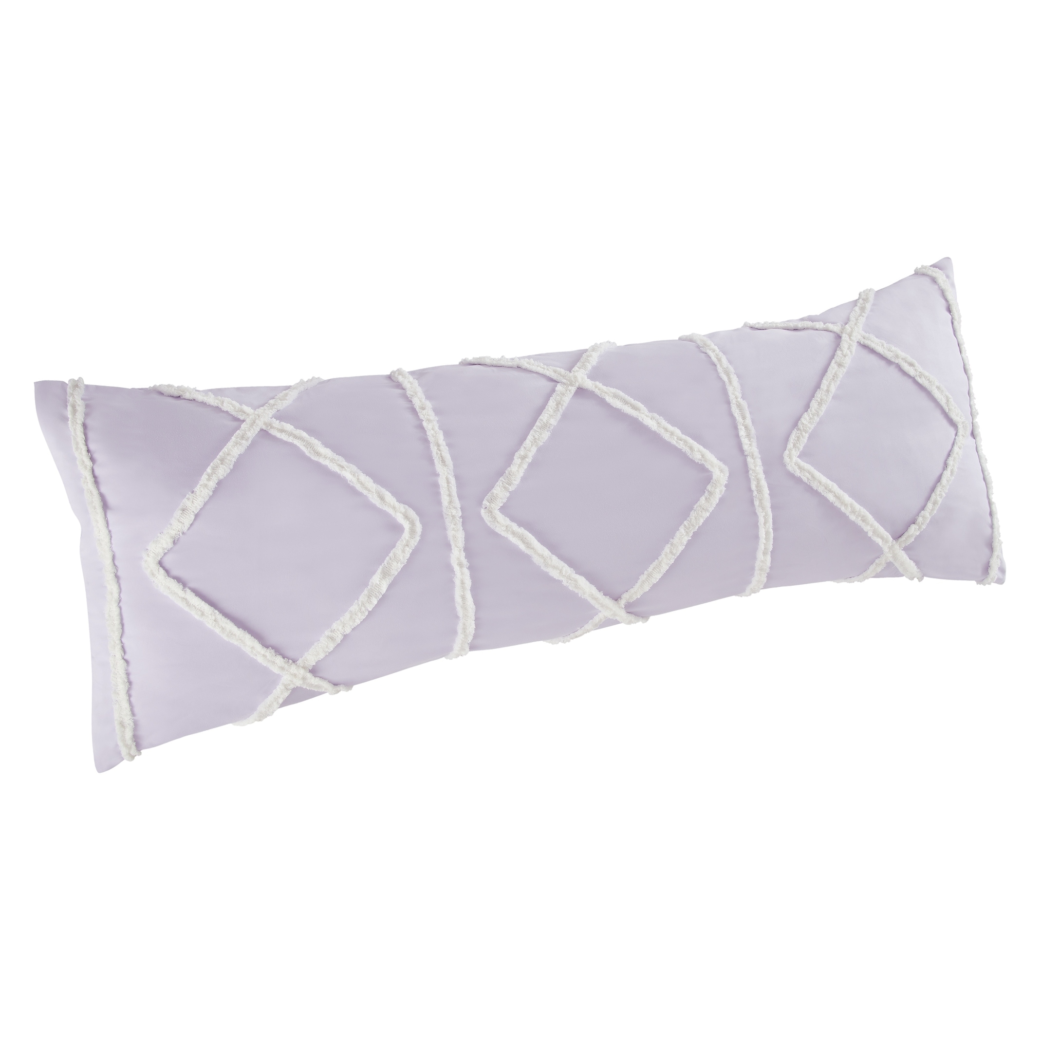 Purple body pillow case top