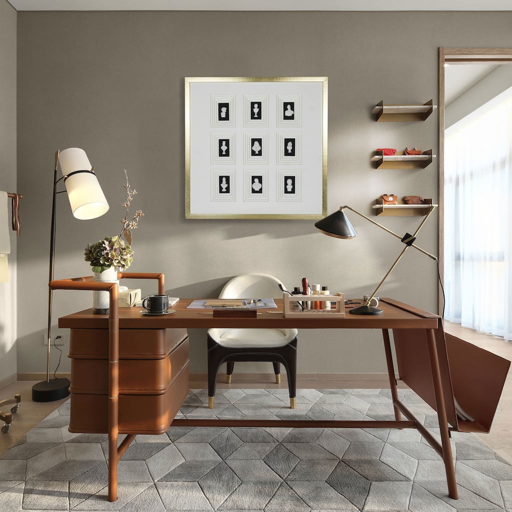 HUJI Miniature Plaster Statue Shadow Box Wall Decor