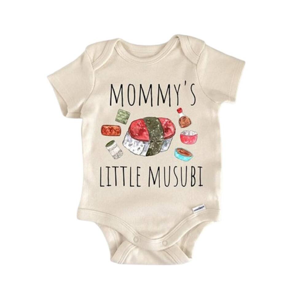 Spam Musubi Hawaii Hawaiian - Baby Boy Girl Clothes Infant Bodysuit Funny Cute Newborn