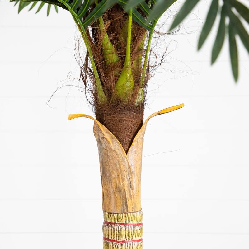 Potted Artificial Coconut Palm Tree - 8'