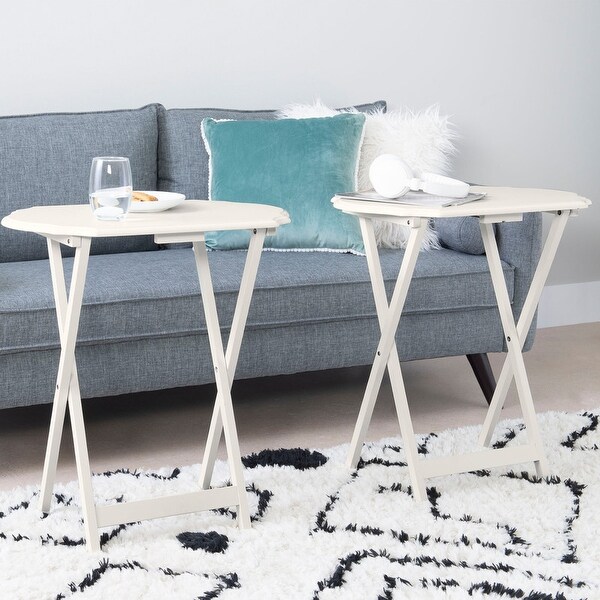 Hedda Folding Snack Tray Set of 2 On Sale Bed Bath Beyond