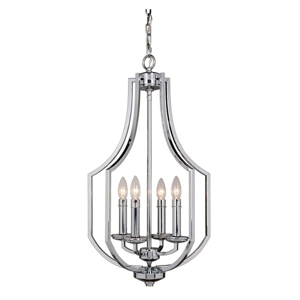 Jeremiah Lighting 40034 Hayden 4-Light 16" Wide Single Tier Cage Chandelier