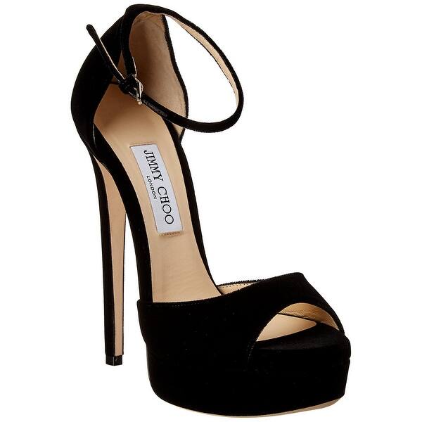 Jimmy Choo Max 150 Velvet Platform Sandal Overstock 32222000 41 Shop our collection of jimmy choo platforms online and get free shipping! jimmy choo