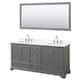 Option Dark Gray / Giotto Quartz Top / Polished Chrome