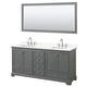 Option Dark Gray / Giotto Quartz Top / Polished Chrome