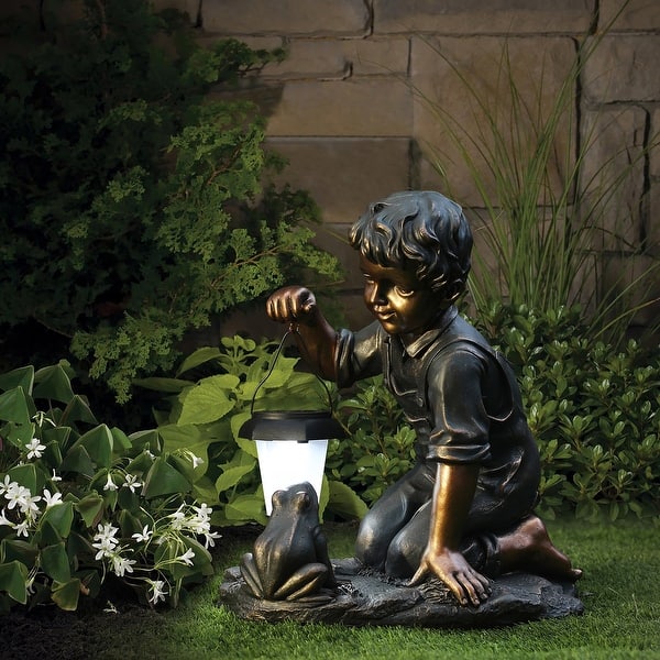 Solar Garden Statue Frog With Solar Lantern, Lawn Decor Frog Figurine For Patio Balcony Yard Outdoor Sculpture Lights Gift For Mom Grandma Solar Garden Statue Frog With Solar Lantern, Lawn Decor Frog Figurine For Patio Balcony Yard Outdoor Sculpture Lights Gift For Mom Grandma