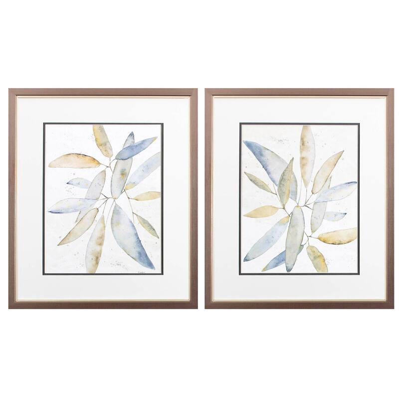 Lotta Latte S/2 Framed Art Under glass - 20 X 17 X 1