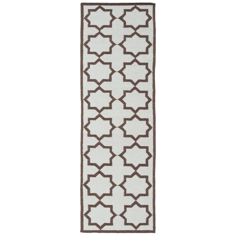 SAFAVIEH Handmade Flatweave Dhurries Cecchina Modern Moroccan Wool Rug
