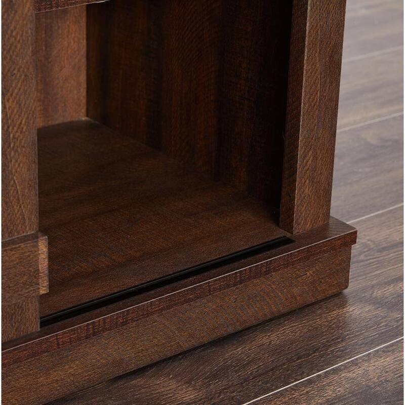 Bli 54-inch Sliding Barn Door TV Stand - 60 Inch