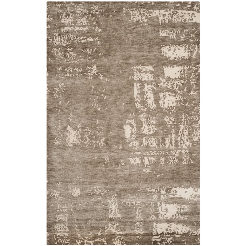 SAFAVIEH Couture Hand-knotted Tibetan Aparna Modern Wool Rug