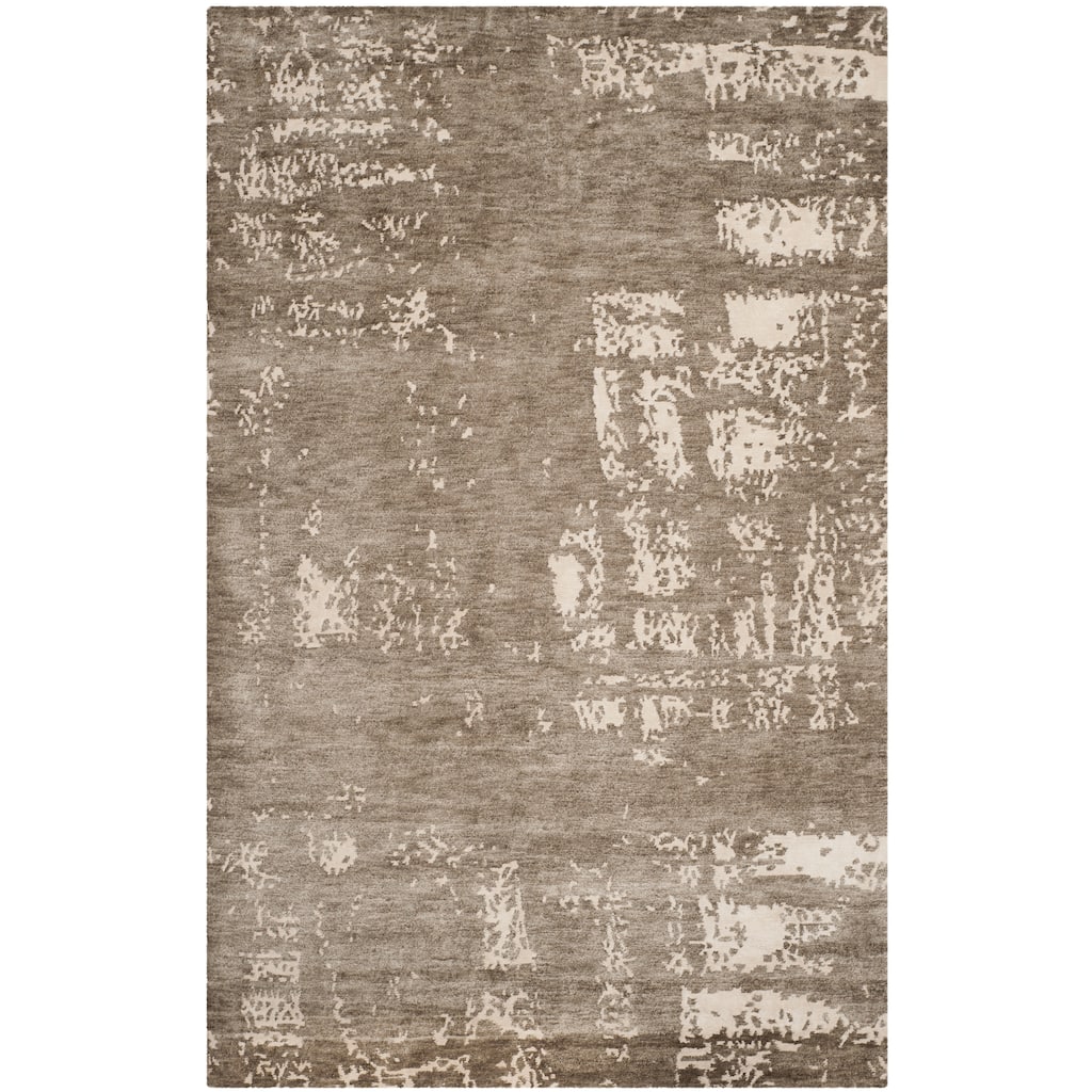 SAFAVIEH Couture Hand-knotted Tibetan Aparna Modern Wool Rug