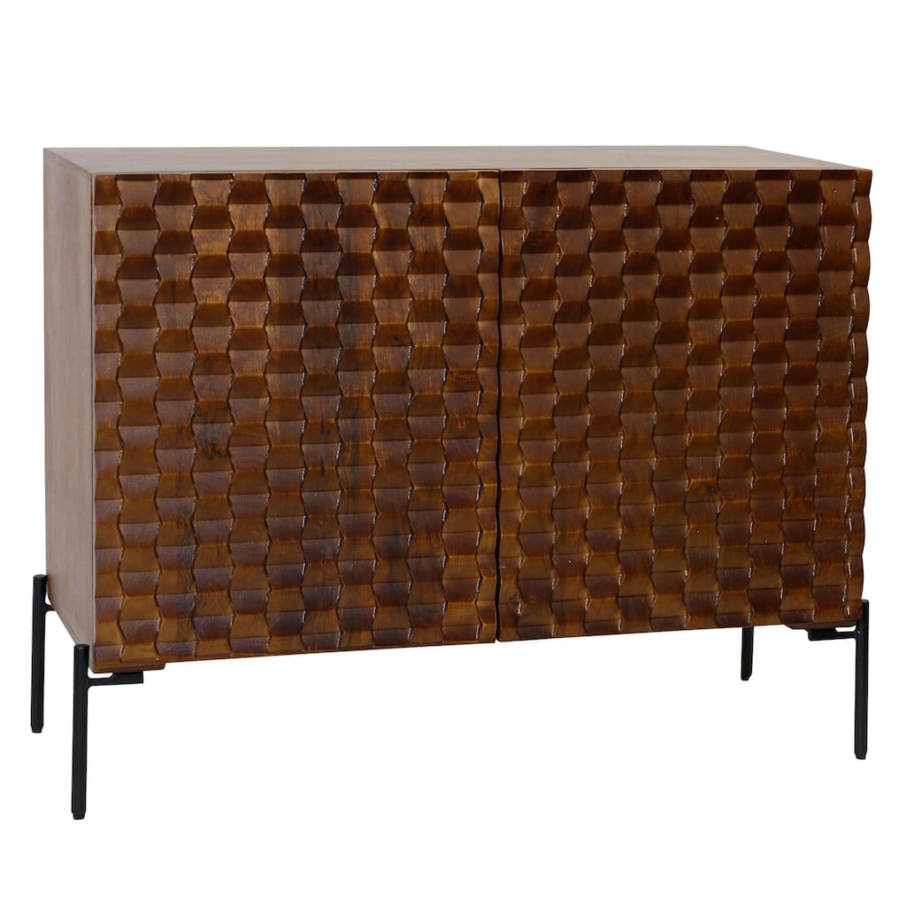 StyleCraft Calder 2-Door Sideboard - Tobacco