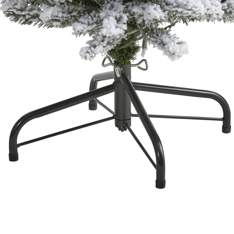 6Ft Pencil Christmas Tree with Lights - Slim Artificial Holiday Tree, 300 Clear Lights, Bendable Branches - White - 72
