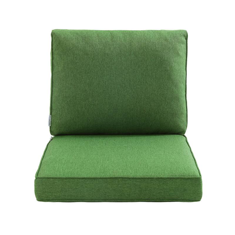 Outdoor Waterproof Rectangle Deep Seat Chair Cushion