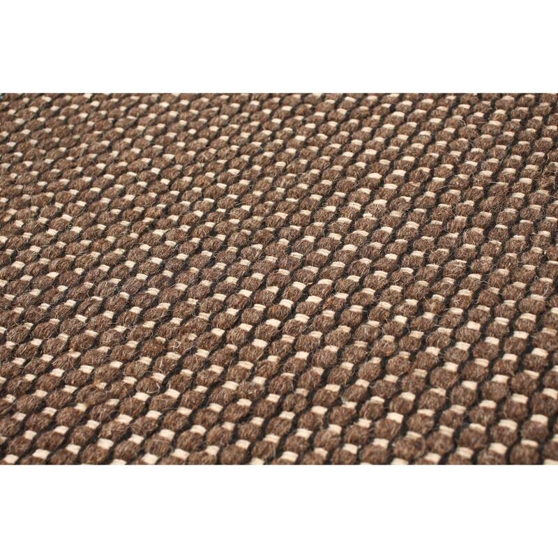 ECARPETGALLERY Hand Loomed Bungalow Wool Dhurrie