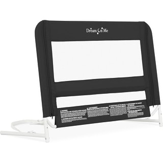 Dream On Me Lightweight Mesh Security Adjustable Bed Rail for Toddler