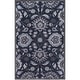 preview thumbnail 30 of 122, Patchway Handmade Classic Floral Wool Area Rug 12' x 15' - Navy - Rectangle