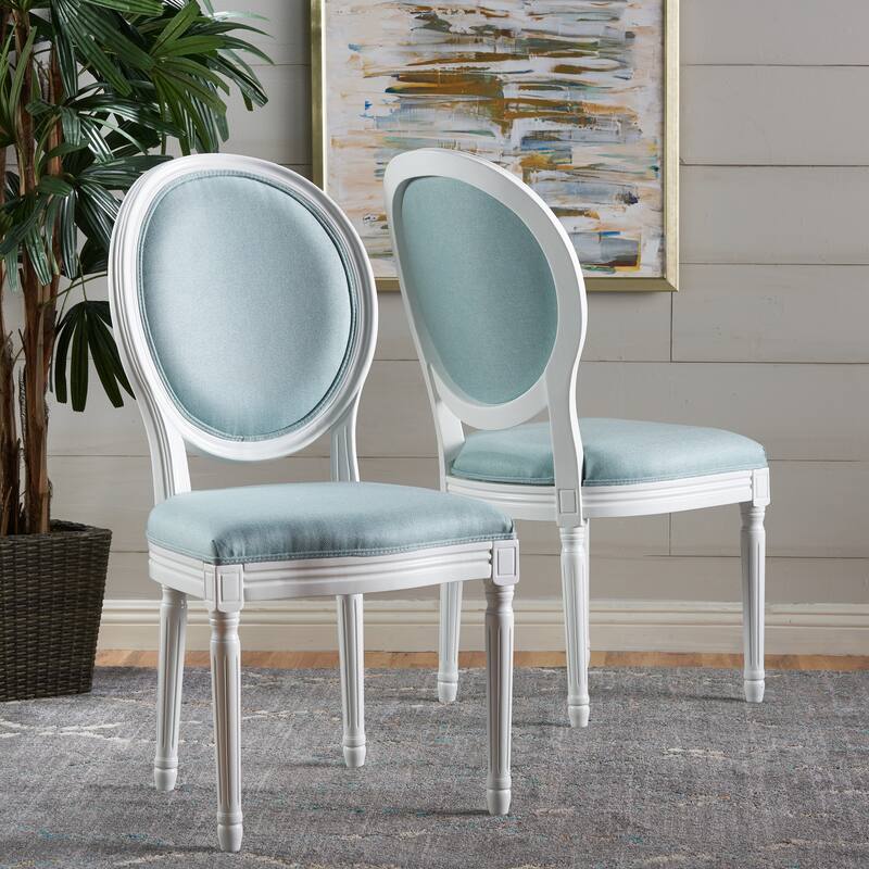 Phinnaeus Fabric Dining Chair (Set of 2) by Christopher Knight Home