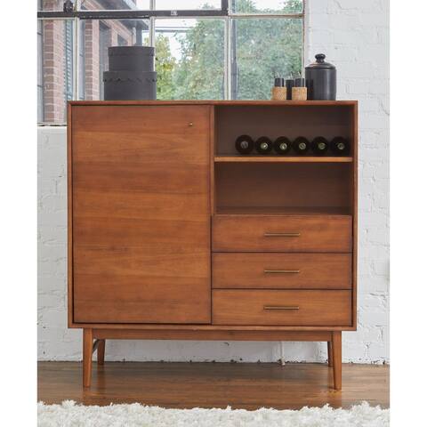 Rye Studio Buralda Walnut 3-drawer Storage Cabinet