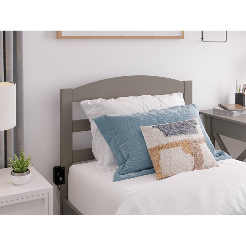 Warren Solid Wood Platform Bed with Footboard