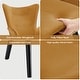 preview thumbnail 87 of 92, Upholstered Wingback Armchair Leisure Accent Chair, Single - 40.55" H x 28.34" W x 33.1" D
