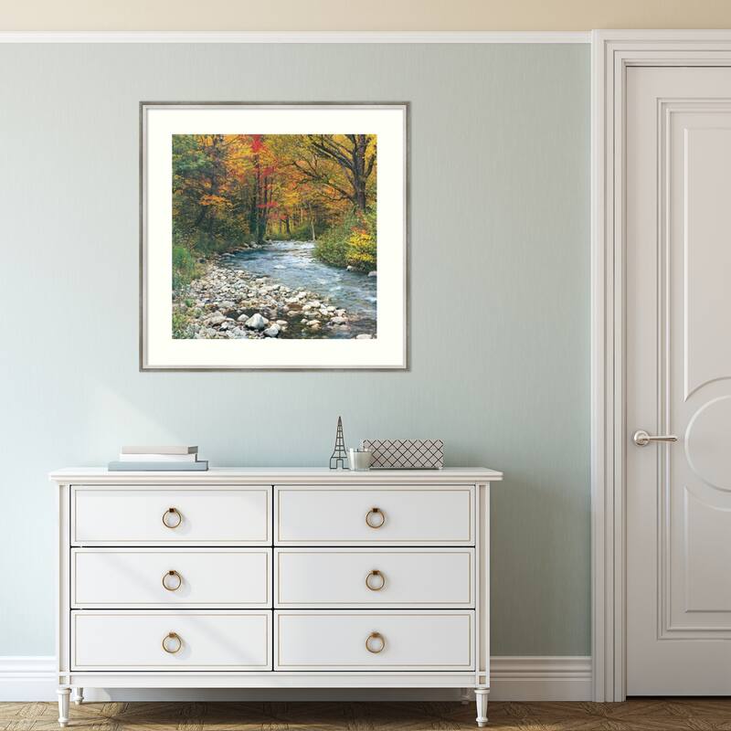 Forest Creek I Framed Art Print