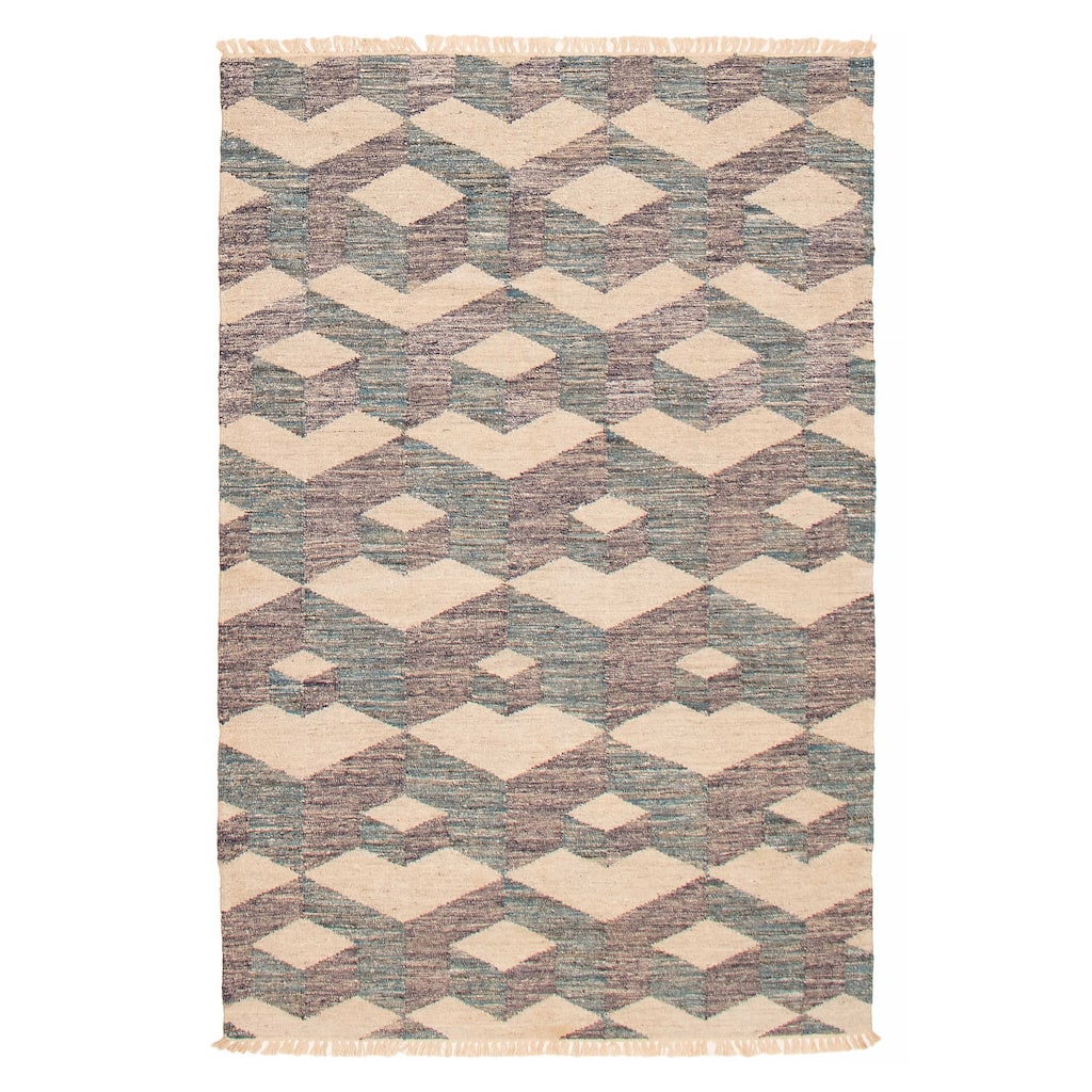 Ankara FW Beige Kilim 5'2" x 8'0" - 5'2 x 8'0