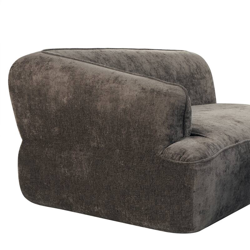 Christopher Knight Home - Modern Upholstered Sectional Sofa with Curved Silhouette