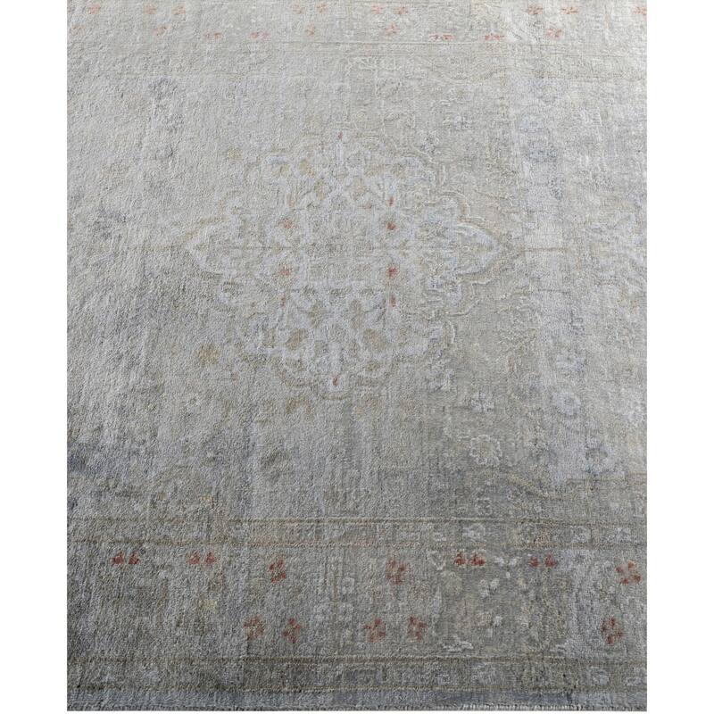Overdyed One-of-a-Kind Hand-Knotted Area Rug - Gray - 3' 1" x 5' 1"