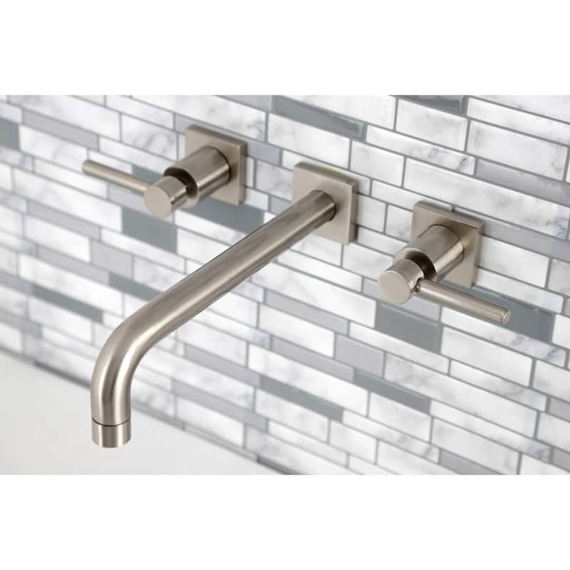 Kingston Brass Concord 3-Hole Wall Mount Roman Tub Faucet