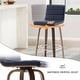preview thumbnail 96 of 198, 26"/29" Faux Leather Swivel Bar/Counter Stools, Set of 2/3