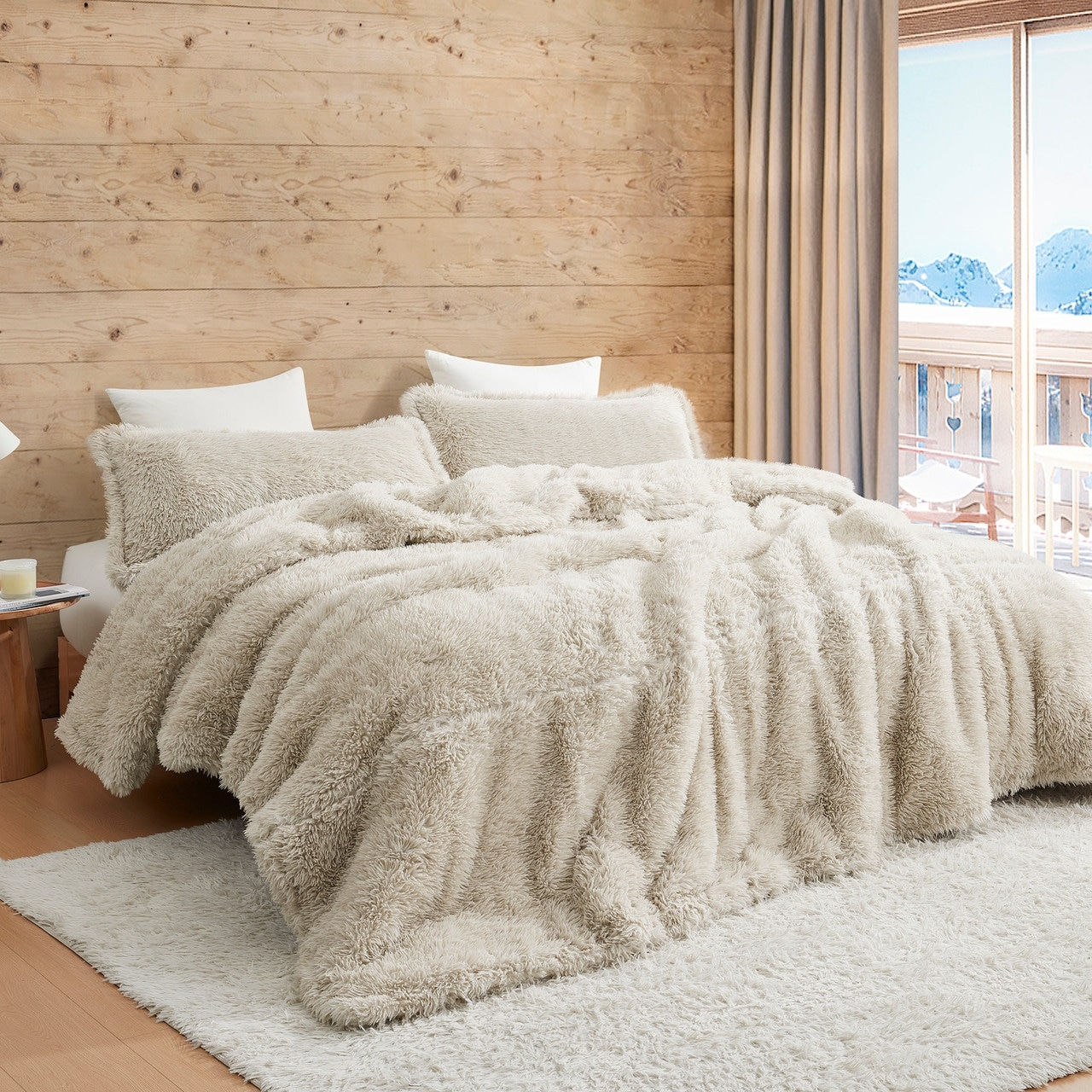 Lion Mane - Coma Inducer® Oversized Comforter Set - Creamy White