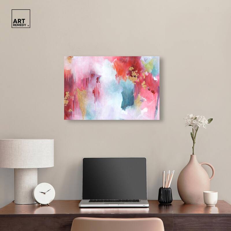 Rolling in Love Canvas by Art Remedy, Gallery Wrapped