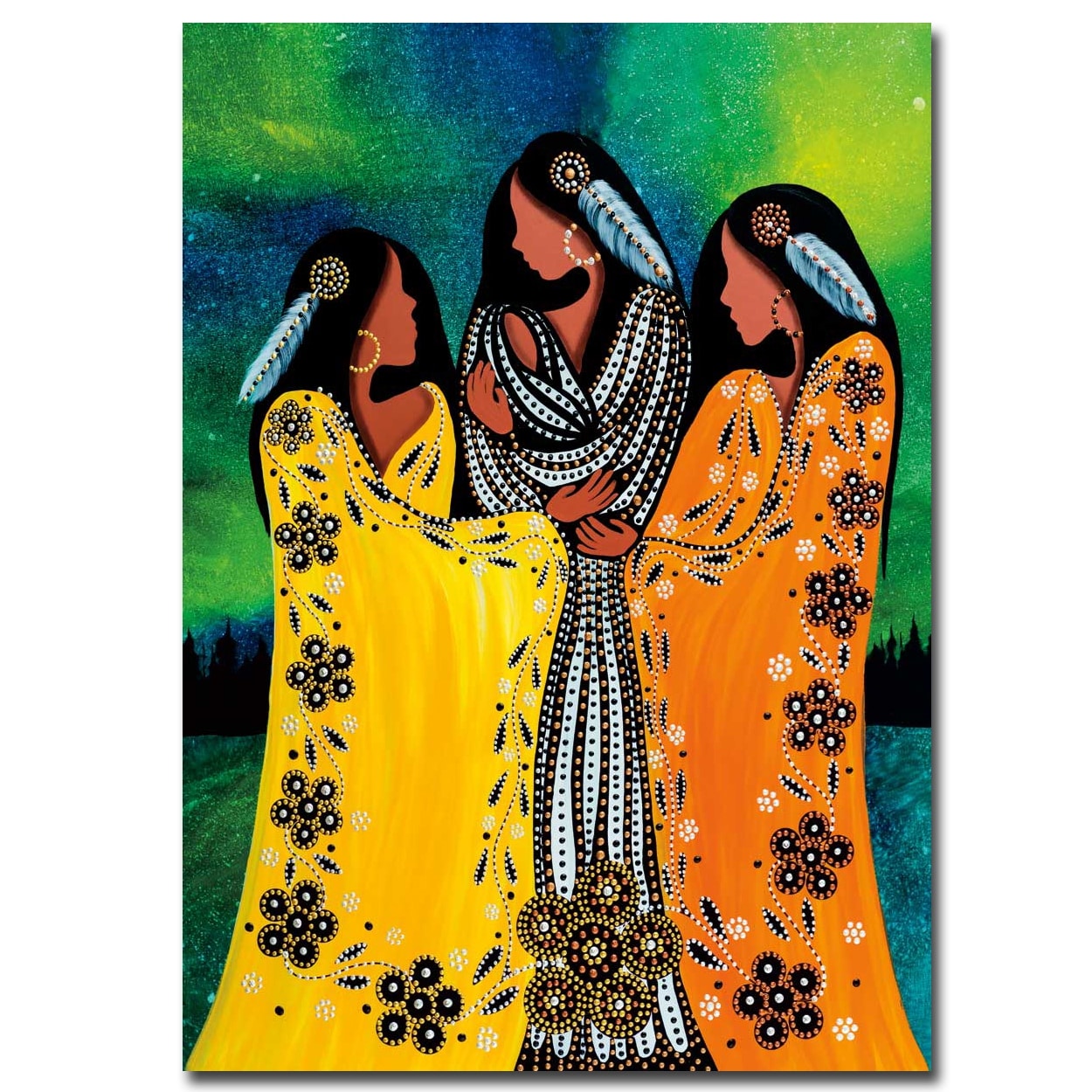Motherhood by Betty Albert Gallery Wrapped Canvas Giclee Art (36 in x 24 in)