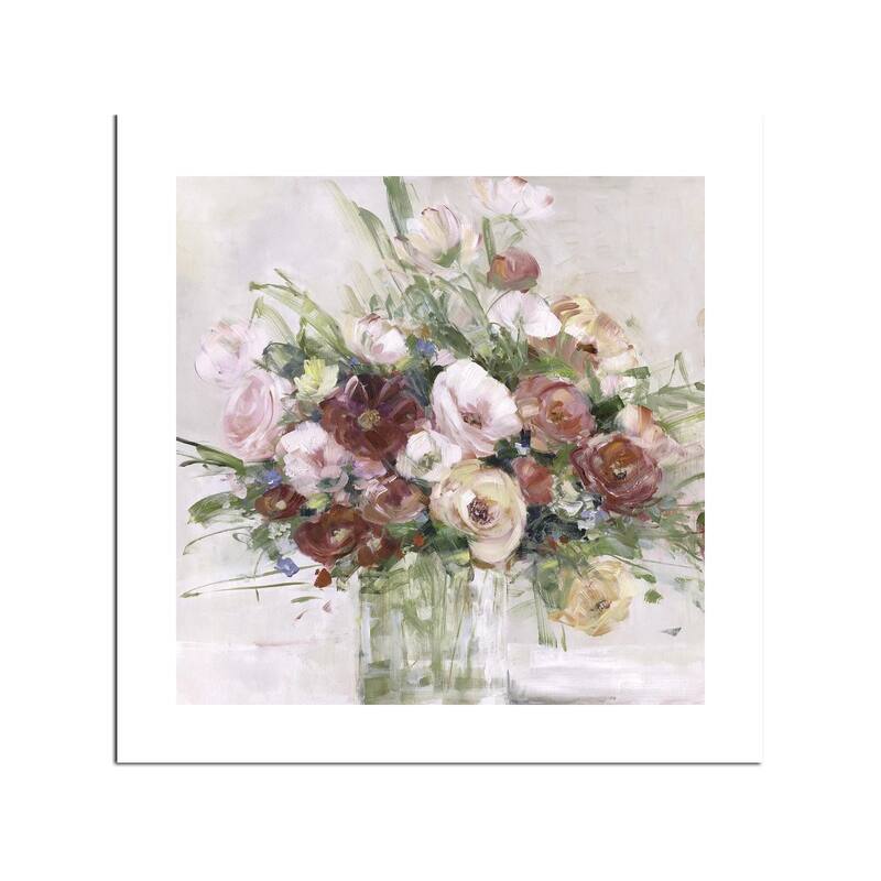Garden Favorites Fine Art Paper Print by Sally Swatland - Multi