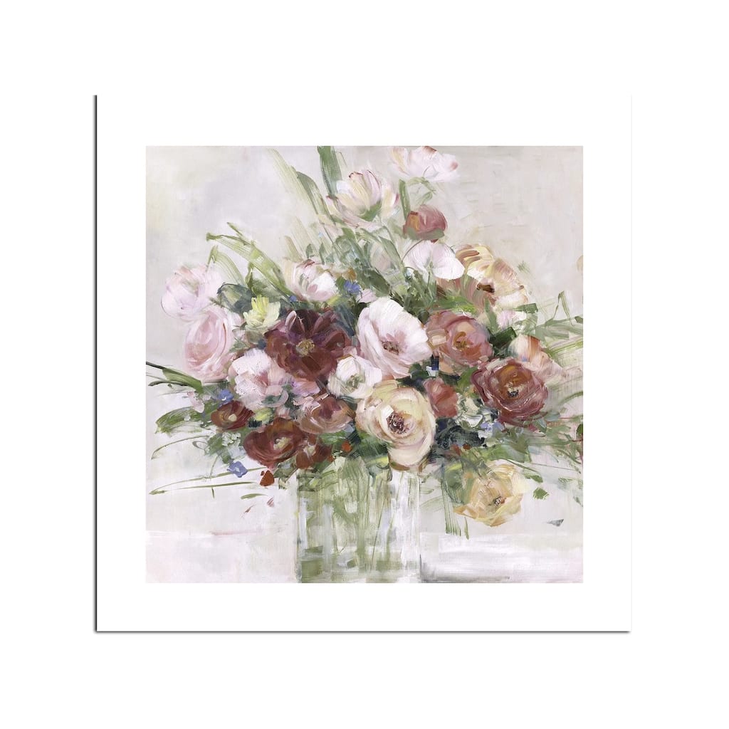 Garden Favorites Fine Art Paper Print by Sally Swatland - Multi