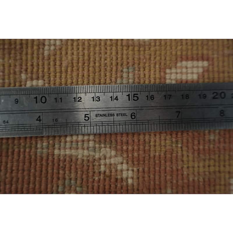 Hand Knotted Oriental 100% Wool Carpet Traditional All-Over Brown Ziegler Area Rug - 3' 10'' X 2' 0''