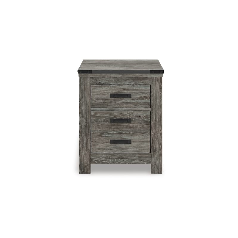 Signature Design by Ashley Frandern Gray Nightstand