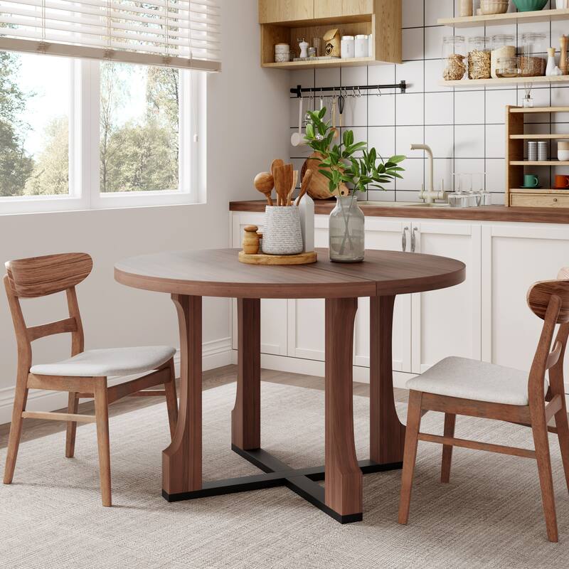 Christopher Knight Home - Mason 48" Round Dining Table with Elegant Pedestal Base(Only Table)