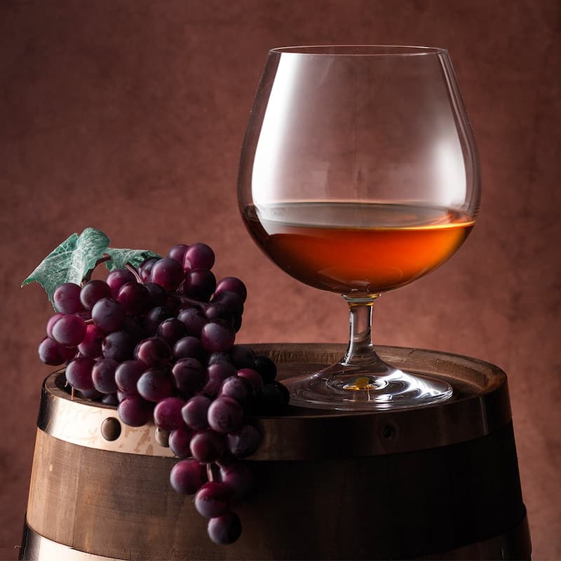 JoyJolt Cask Brandy Glasses 13.5 oz Set of 4 Glasses - 13.5 oz