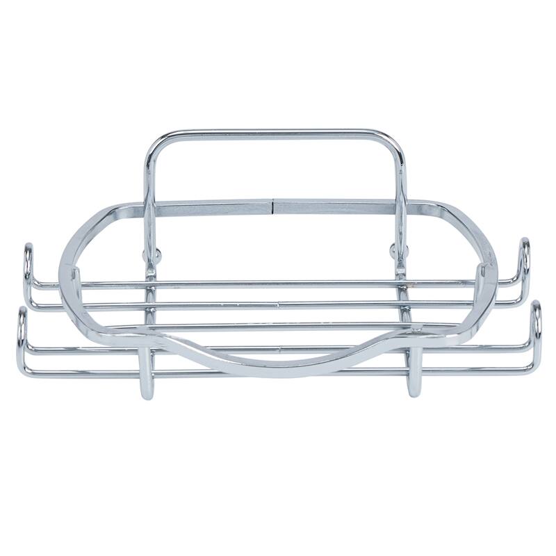 Bath Bliss 5 Piece Adhesive Shower Caddy Organizer in Chrome