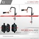 preview thumbnail 24 of 39, STYLISH Kitchen Sink Faucet Single Handle Pull Down Dual Mode Lead Free - Faucet Height: 17" | Spout Height: 9 1/2"