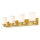 preview thumbnail 5 of 6, Soledad 4 Light Vanity - Brushed Gold