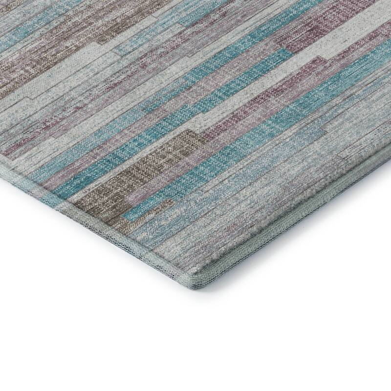 Premium Washable Super Soft Modern Stripe Mayfield Rug