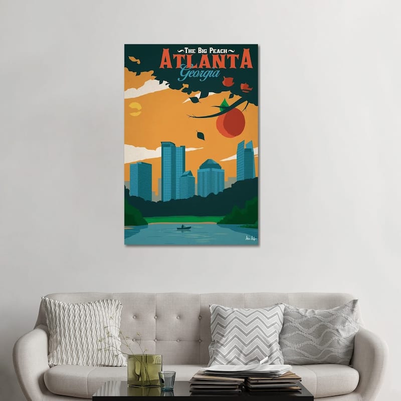iCanvas "Atlanta" by IdeaStorm Studios Canvas Print - 48x32x1.5