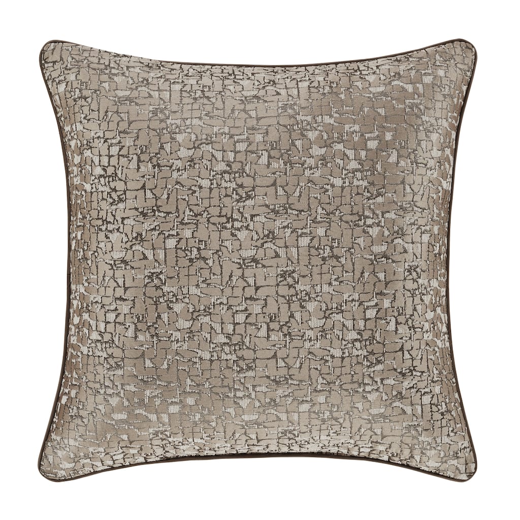 J. Queen New York Cracked 20 Inch Square Decorative Throw Pillow