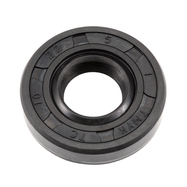 Oil Seal, TC 10mm x 22mm x 5mm, Nitrile Rubber Cover Double Lip - 10mmx22mmx5mm
