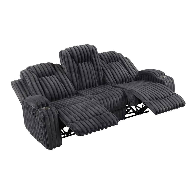Brynda Corduroy 2-Piece Manual Double Reclining Sofa Sets