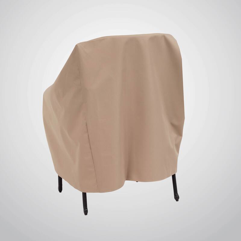 Modern Leisure® Basics Patio Chair Cover, 33"L x 34"W x 31"H, Khaki