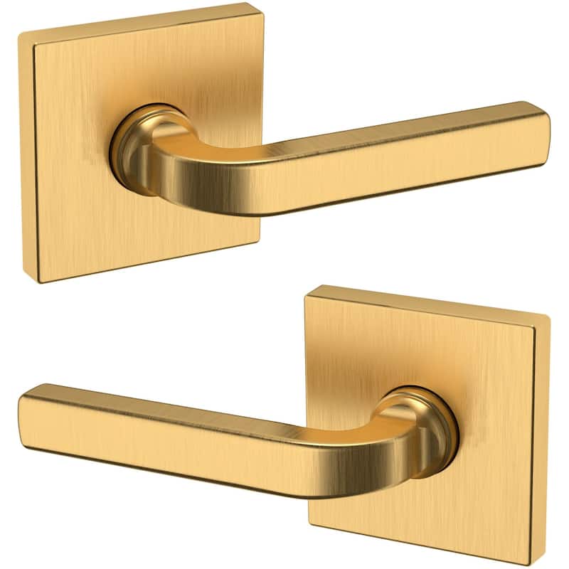 Baldwin 5190 Series Passage Door Lever Set with Square Rose from the